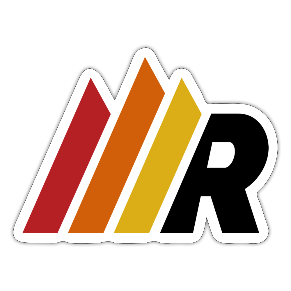 MR Logo Sticker - white matte