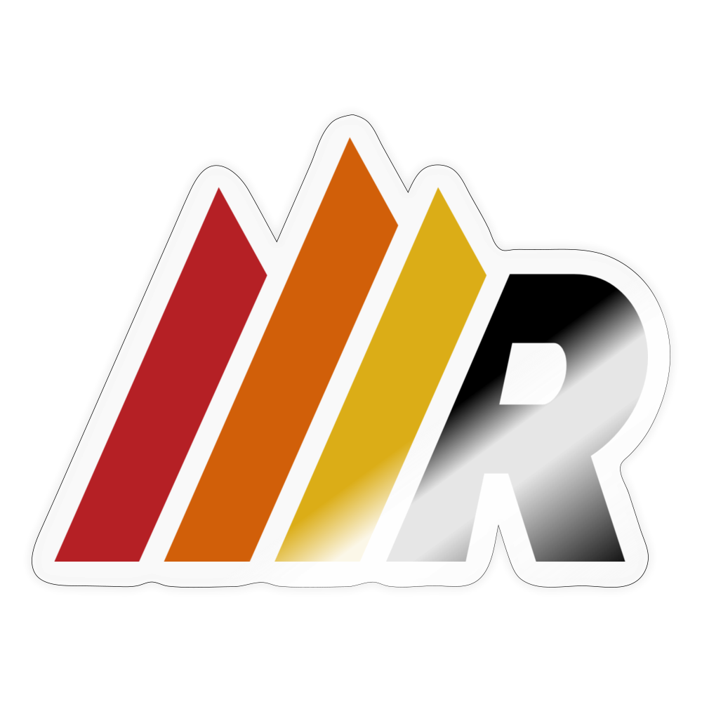 MR Logo Sticker - transparent glossy